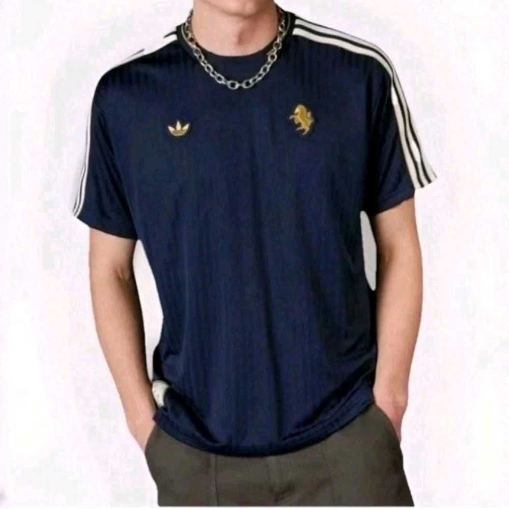 Adidas Originals Juventus Terrace Icon Navy Jersey Men’s Medium (JF0458) BLUE